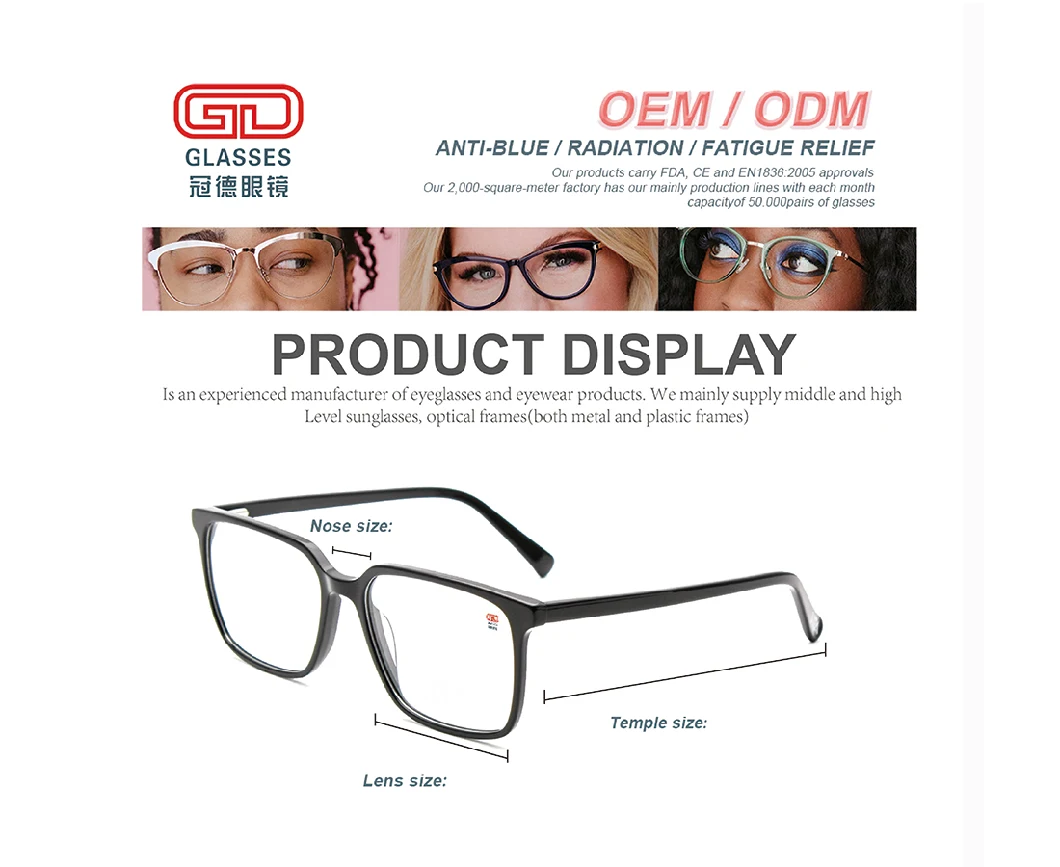 Gd Best Selling Women Metal Round Optical Frames Glasses New Design Cateye Wholesale