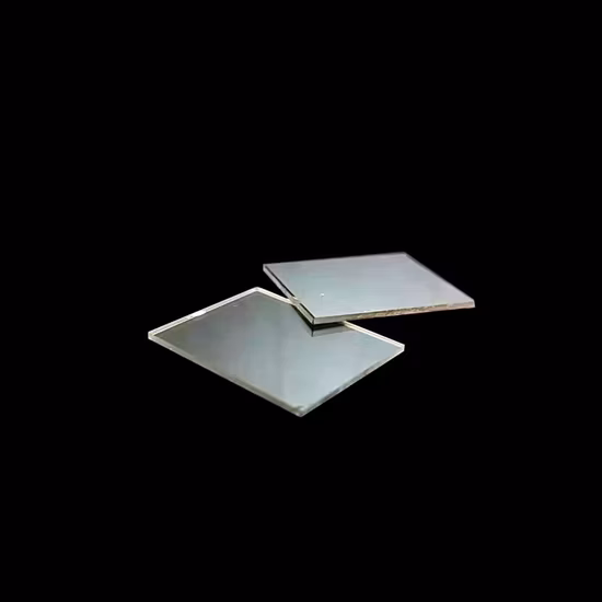 Espejo reflector de espejo óptico plano reflectante de vidrio óptico OEM con revestimiento de aluminio